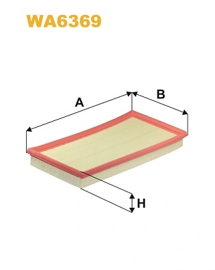 WIX FILTERS WA6369 — Фільтр повітряний KIA WA6369/AP182 (вир-во WIX-FILTERS)