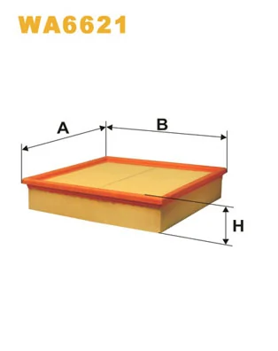 WIX FILTERS WA6621 — Фільтр повітряний