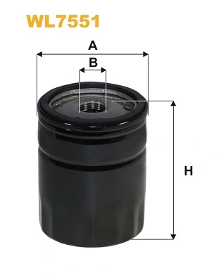 WIX FILTERS WL7551 — Фільтр масляний