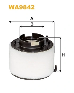 WIX FILTERS WA9842 — Фільтр повітряний