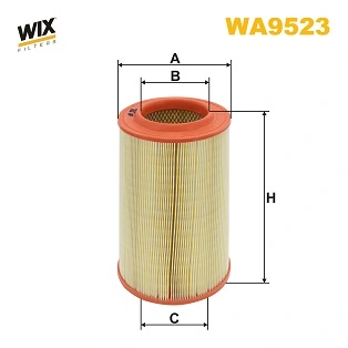 WIX FILTERS WA9523 — Фільтр повітряний WA9523/AR316/1 (вир-во WIX-FILTERS)