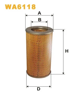 WIX FILTERS WA6118 — Фільтр повітряний
