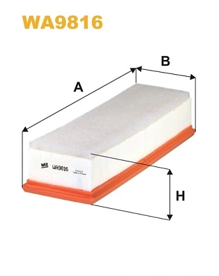 WIX FILTERS WA9816 — Фільтр повітряний