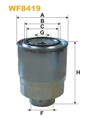WIX FILTERS WF8419 — Фільтр паливний