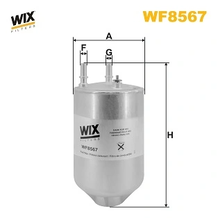 WIX FILTERS WF8567 — Фільтр паливний VW CRAFTER 2.0 TDI 16- (вир-во WIX-FILTERS)