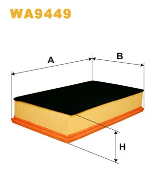 WIX FILTERS WA9449 — Фільтр повітряний
