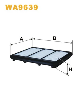 WIX FILTERS WA9639 — Фільтр повітряний WP9639/AP082/8 (вир-во WIX-FILTERS)