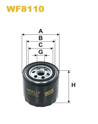 WIX FILTERS WF8110 — Фільтр паливний