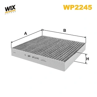 WIX FILTERS WP2245 — Фільтр салону вугільний