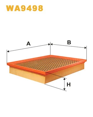 WIX FILTERS WA9498 — Фільтр повітряний WA9498/188/5 (вир-во WIX-FILTERS)