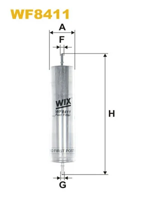 WIX FILTERS WF8411 — Фільтр паливний