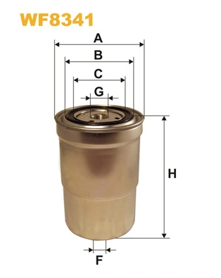 WIX FILTERS WF8341 — Фільтр паливний PP856/1/WF8341 (вир-во WIX-FILTERS)