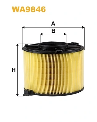 WIX FILTERS WA9846 — Повітряний фільтр