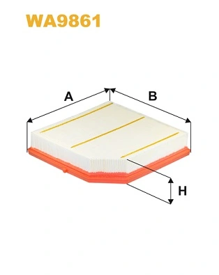 WIX FILTERS WA9861 — Фільтр повітряний
