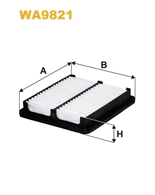 WIX FILTERS WA9821 — Фільтр повітряний MAZDA CX-3 2.0 15- (вир-во WIX-FILTERS)