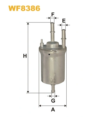WIX FILTERS WF8386 — Фільтр паливний WF8386/PP836/2 (вир-во WIX-FILTERS)