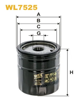 WIX FILTERS WL7525 — Фільтр масляний