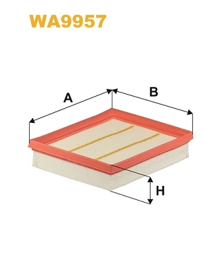 WIX FILTERS WA9957 — Фільтр повітряний