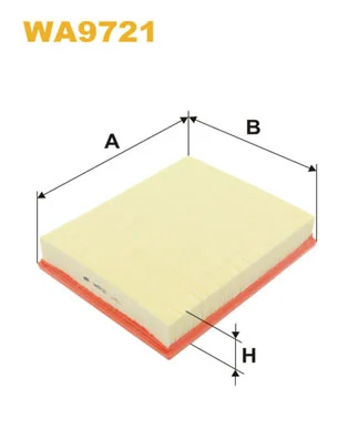 WIX FILTERS WA9721 — Фільтр повітряний