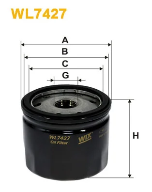 WIX FILTERS WL7427 — Фільтр масляний