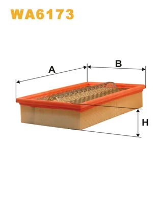 WIX FILTERS WA6173 — Фільтр повітряний MB AP010/1/WA6173 (вир-во WIX-FILTERS UA)