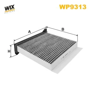 WIX FILTERS WP9313 — Фільтр салону вугільний WP9313/K1240A (вир-во WIX-FILTERS)