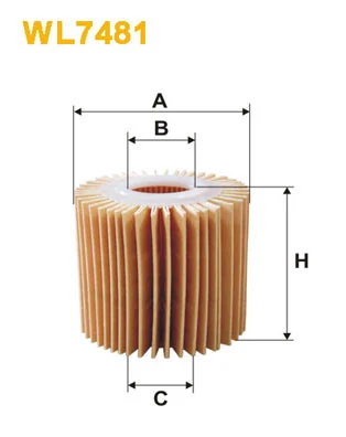 WIX FILTERS WL7481 — Фільтр масляний