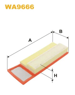 WIX FILTERS WA9666 — Фільтр повітряний