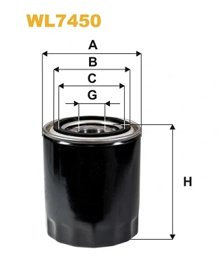 WIX FILTERS WL7450 — Фільтр масляний