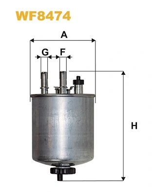 WIX FILTERS WF8474 — Фільтр паливний