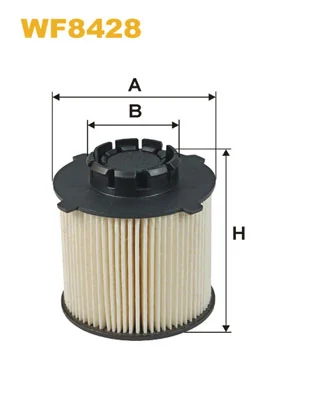 WIX FILTERS WF8428 — Фільтр паливний OPEL ASTRA J, INSIGNIA (вир-во WIX-FILTERS)