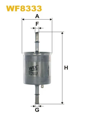 WIX FILTERS WF8333 — Фільтр паливний AVEO WF8333/PP905/3 (вир-во WIX-FILTERS)