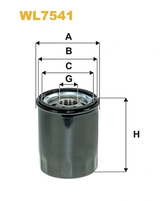 WIX FILTERS WL7541 — Фільтр масляний