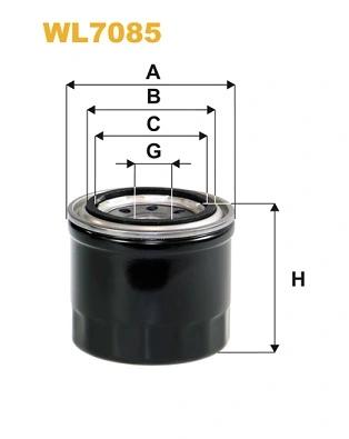WIX FILTERS WL7085 — Фільтр оливний двигуна MATIZ WL7085/OP539 (вир-во WIX-FILTERS)