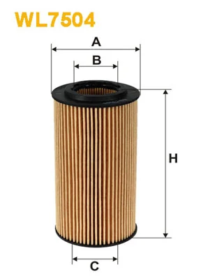 WIX FILTERS WL7504 — Фільтр масляний