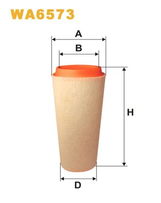 WIX FILTERS WA6573 — Фільтр повітряний