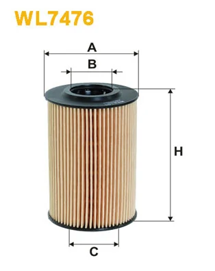 WIX FILTERS WL7476 — Фільтр масляний