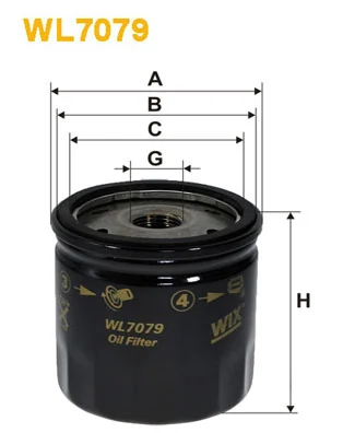 WIX FILTERS WL7079 — Фільтр масляний