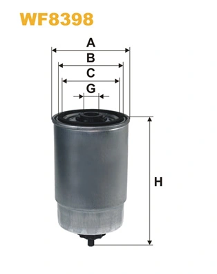 WIX FILTERS WF8398 — Фільтр паливний
