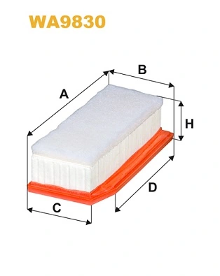 WIX FILTERS WA9830 — Повітряний фільтр