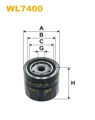 WIX FILTERS WL7400 — Фільтр масляний