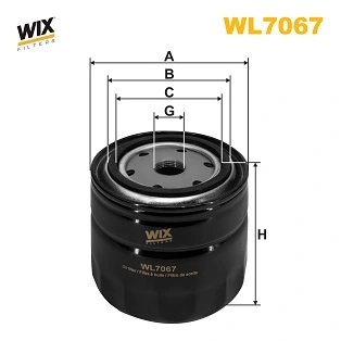 WIX FILTERS WL7067 — Фільтр масляний