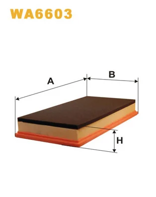 WIX FILTERS WA6603 — Фільтр повітряний WA6603/AP003/3 (вир-во WIX-FILTERS)