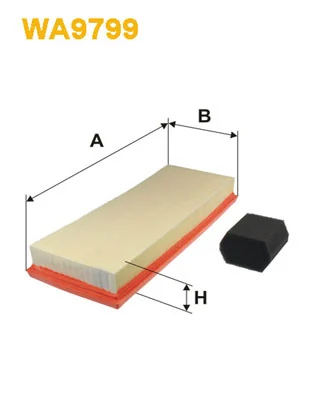 WIX FILTERS WA9799 — Фільтр повітряний