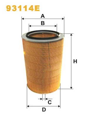 Filtre à air WIX FILTERS 93114E