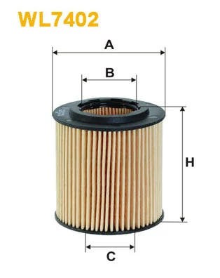 WIX FILTERS WL7402 — Фільтр оливний двигуна WL7402/OE648/5 (вир-во WIX-FILTERS)