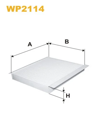 Filtre, air de l'habitacle WIX FILTERS WP2114