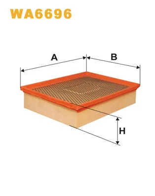WIX FILTERS WA6696 — Фільтр повітряний