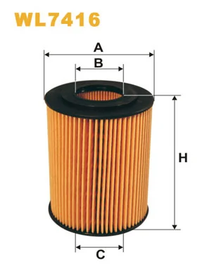 WIX FILTERS WL7416 — Фільтр масляний