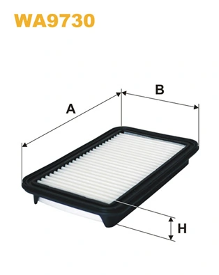 WIX FILTERS WA9730 — Фільтр повітряний Suzuki Swift III 1.3i, 1.5i, 1.6 (вир-во WIX-FILTERS)